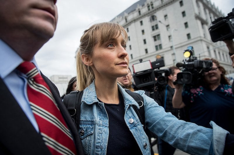 Actress Allison Mack Appears In Court Over Case Involving Alleged Sex Cult