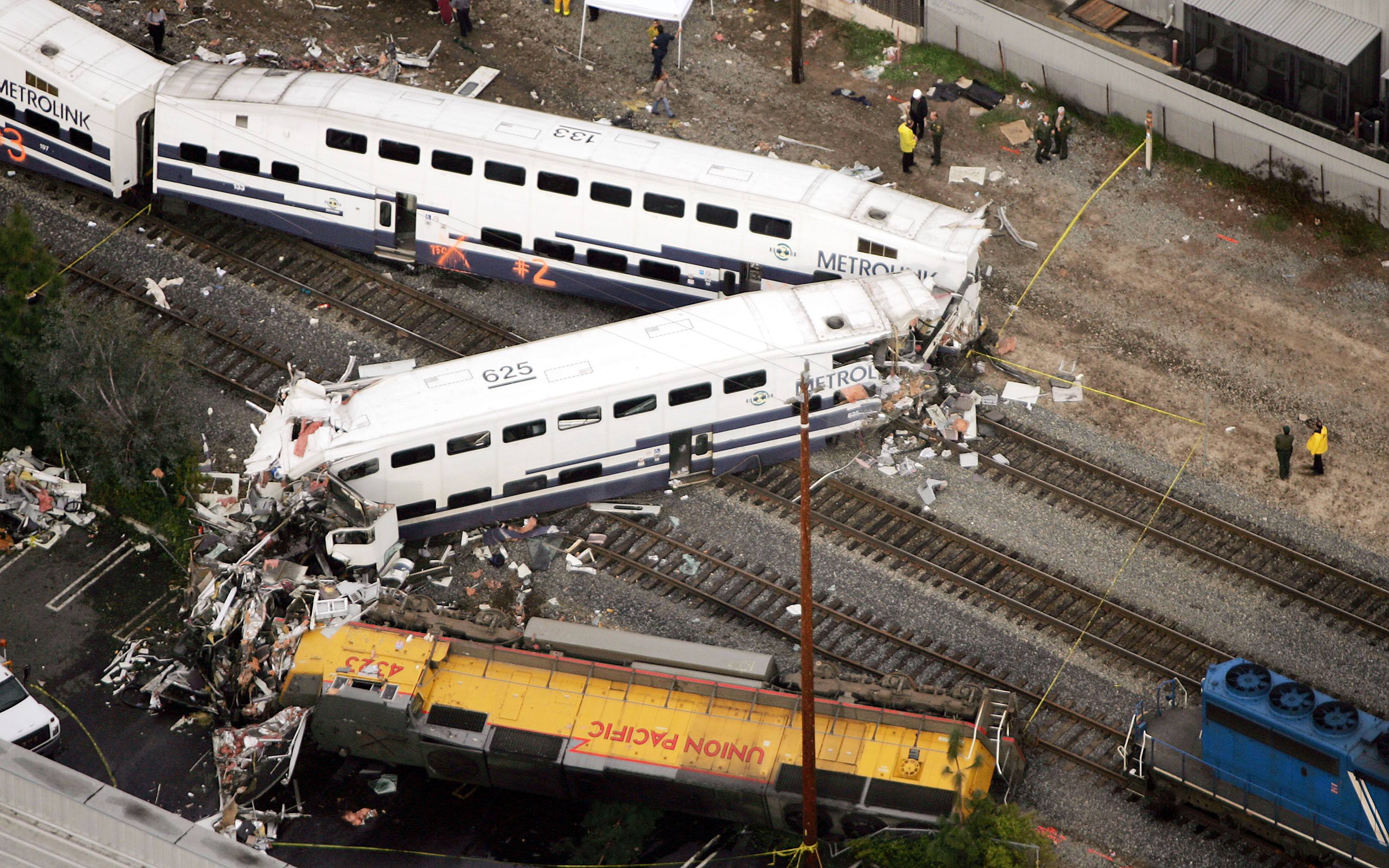 okie oil man - Guru Okie 2/25/23 Glendale-California-train-crash