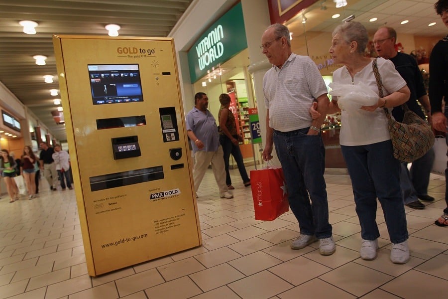 Gold vending machine Gold vending machine