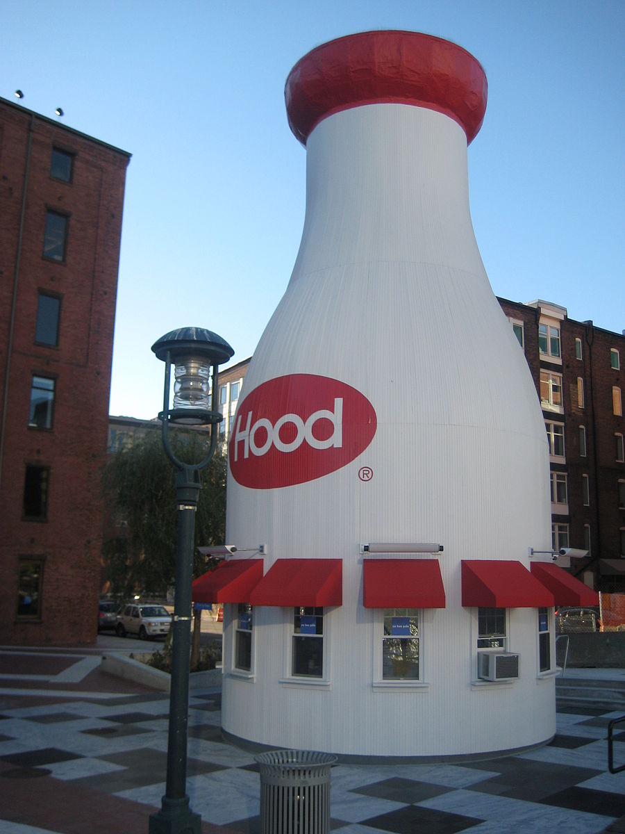Hood Milk Bottle