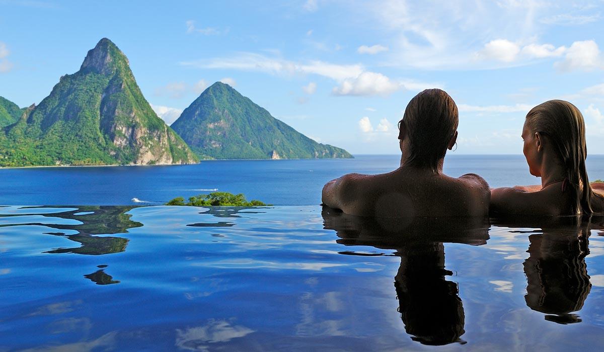 Jade Mountain pool