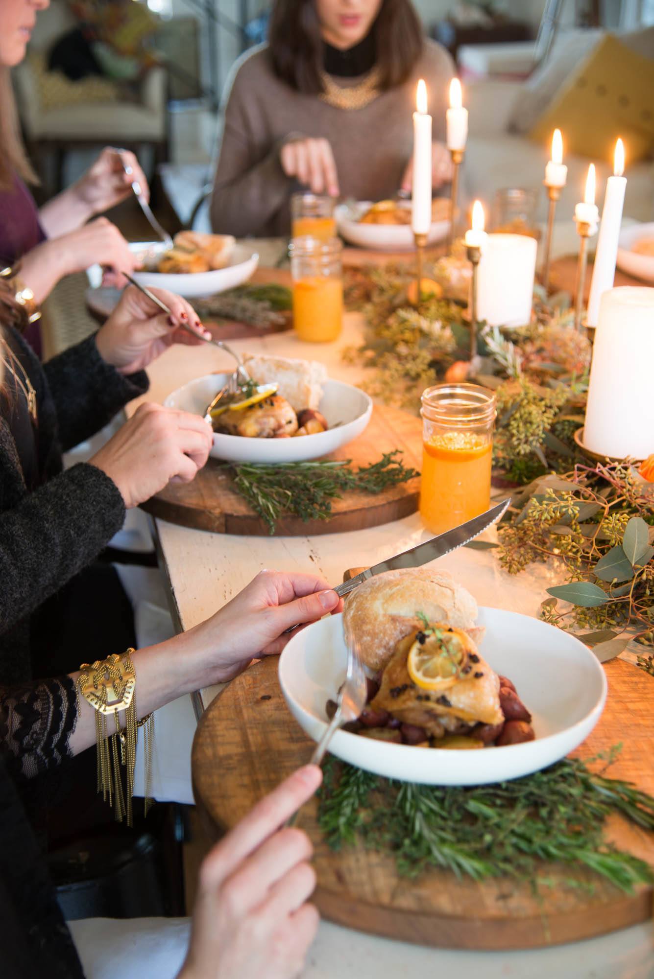 Joanna gaines winter dinner party
