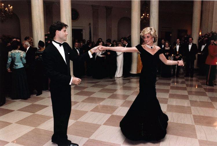 John Travolta and Princess Diana