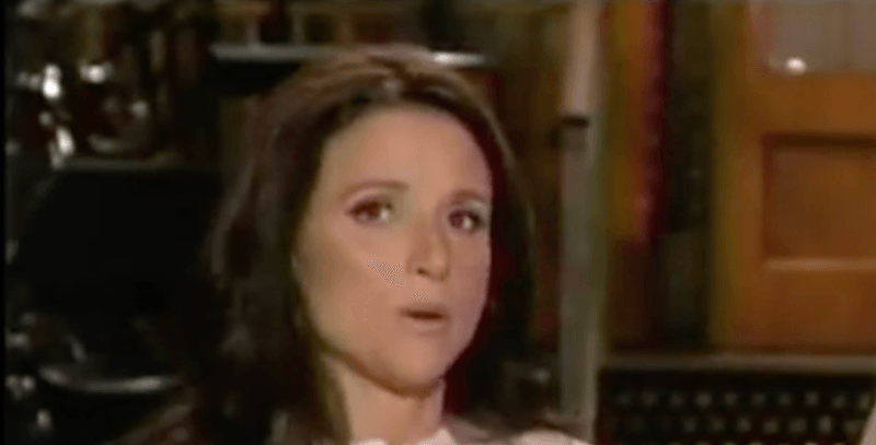 Julia Louis-Dreyfes on 'Saturday Night Live'. Julia Louis-Dreyfes on 'Saturday Night Live'.