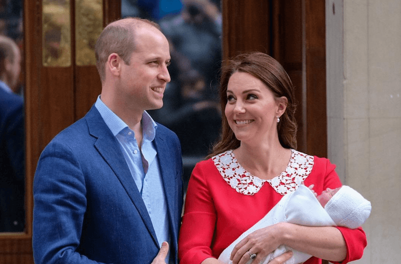 Kate Middleton smiling at Prince William