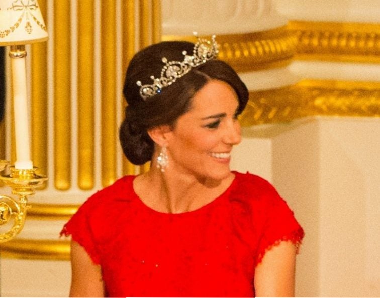 Kate Middleton lotus flower tiara