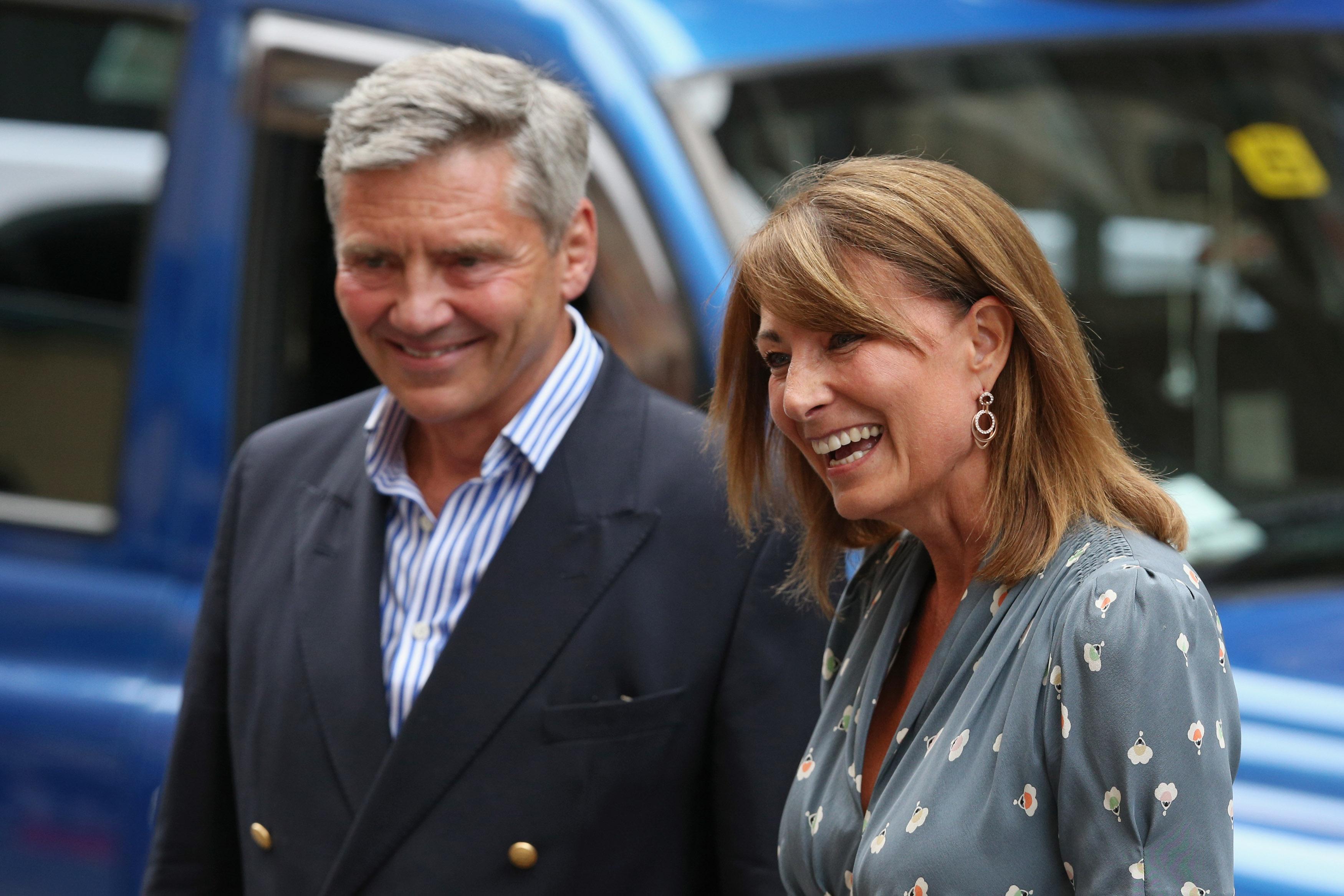 Carole Middleton and Michael Middleton