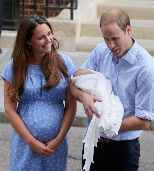 prince william and kate middleton with prince george