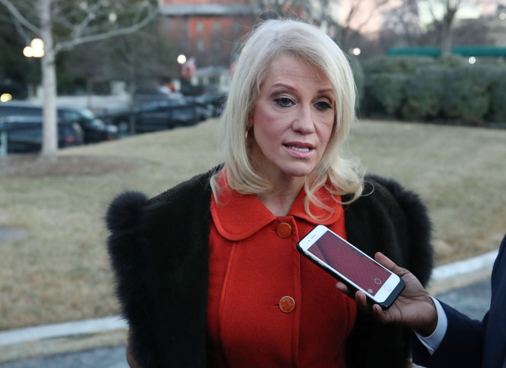 Kellyanne Conway Speaks With Press About Possible Government Shutdown