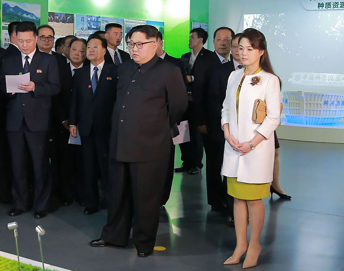 Kim Jong Un and Ri Sol-Ju