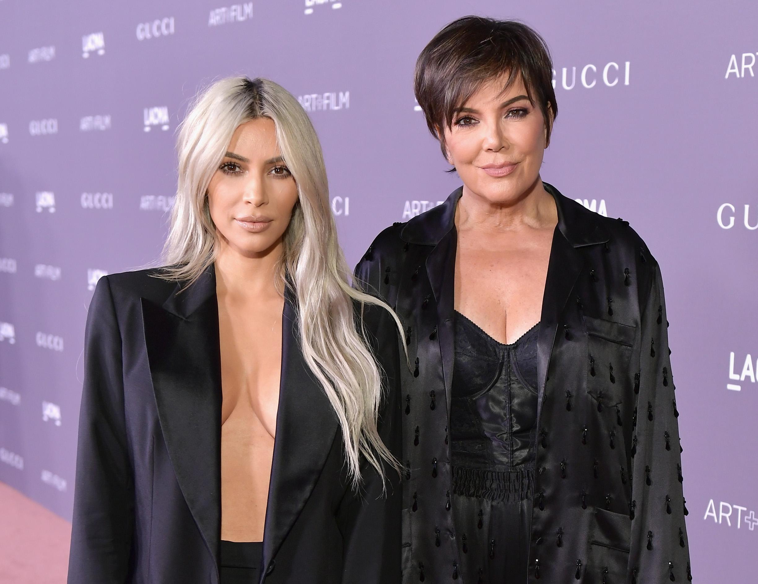 Kim Kardashian West and Kris Jenner