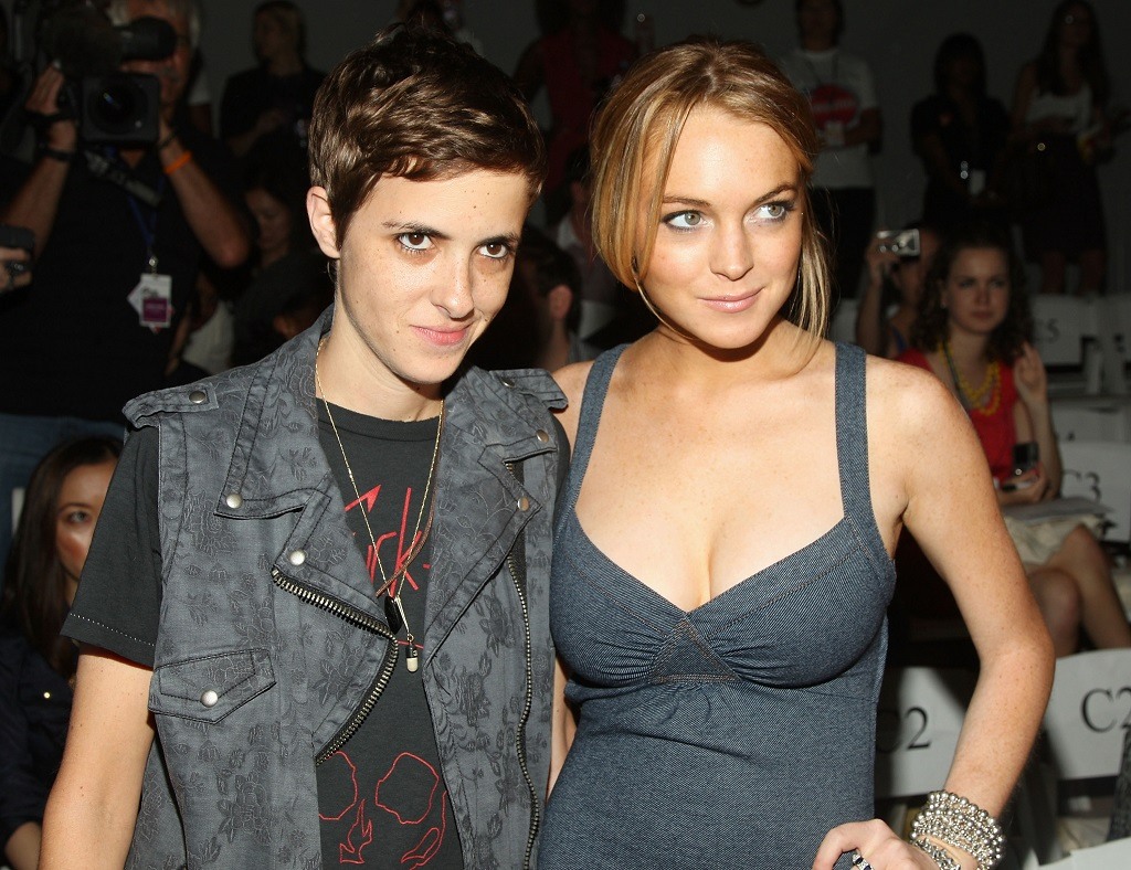 Samantha Ronson and Lindsay Lohan