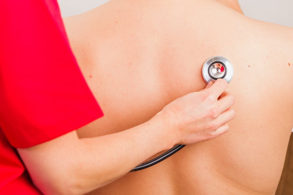 Lung examination for TB
