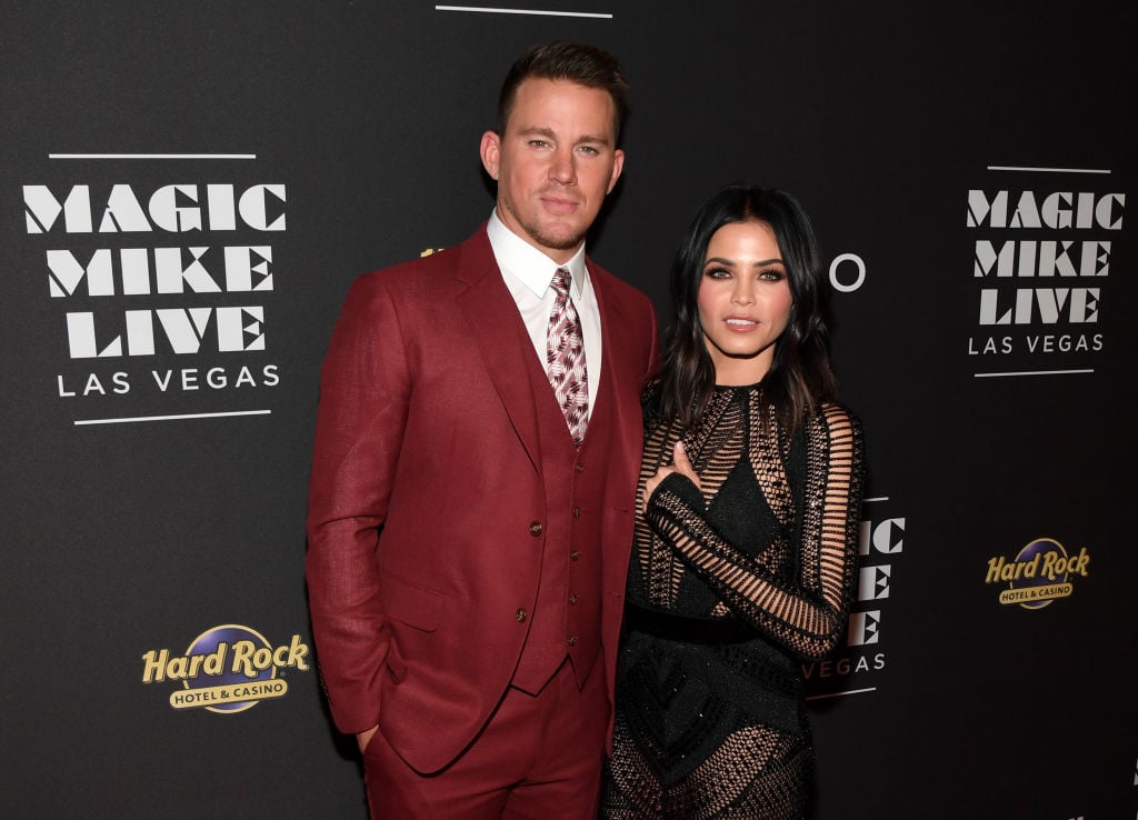 Actor Channing Tatum and actress Jenna Dewan Tatum attend the grand opening of "Magic Mike Live Las Vegas" at the Hard Rock Hotel