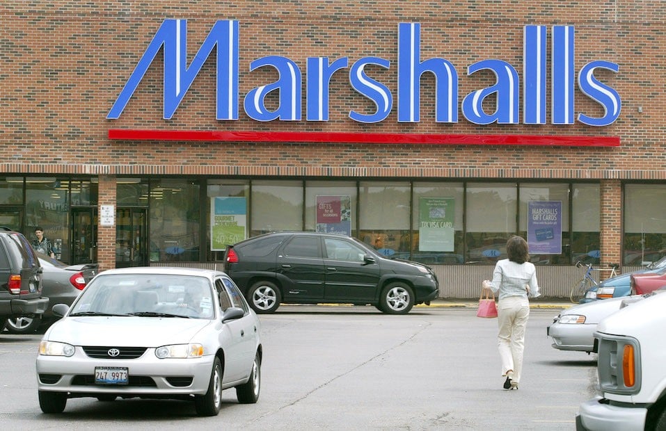 he front facade of a Marshalls store