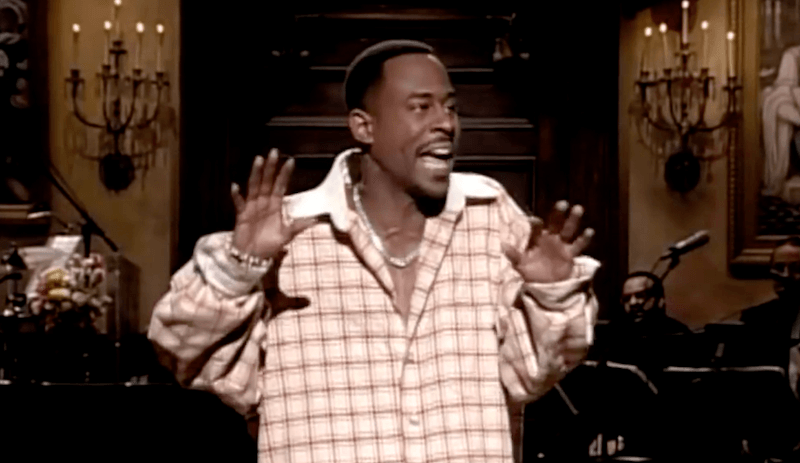 Martin Lawrence performing his monologue on 'Saturday Night Live'. Martin Lawrence performing his monologue on 'Saturday Night Live'.