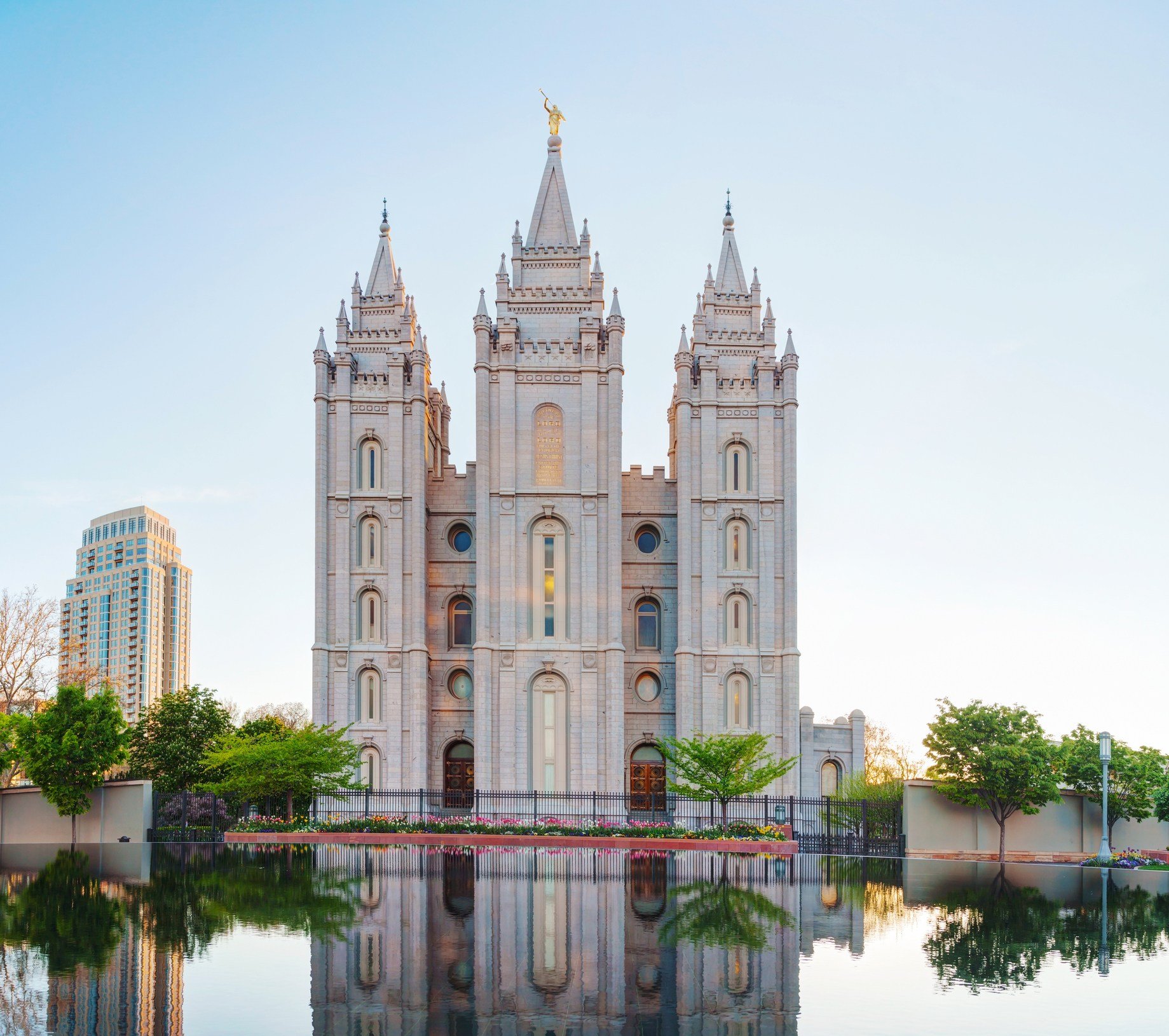 Mormons Temple in Salt Lake City, UT