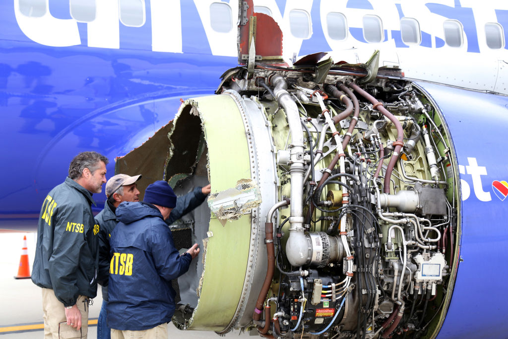 NTSB Investigates Deadly Southwest Engine Failure