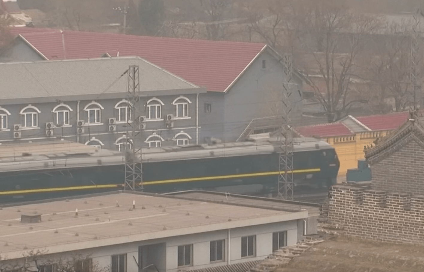 Kim Jong Un travels by train to China