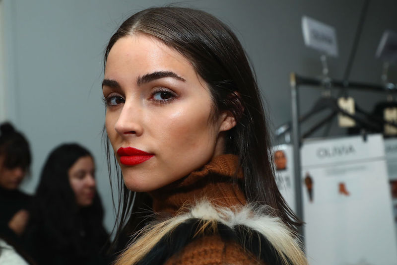 Olivia Culpo at a fashion show in New York City. Olivia Culpo at a fashion show in New York City.