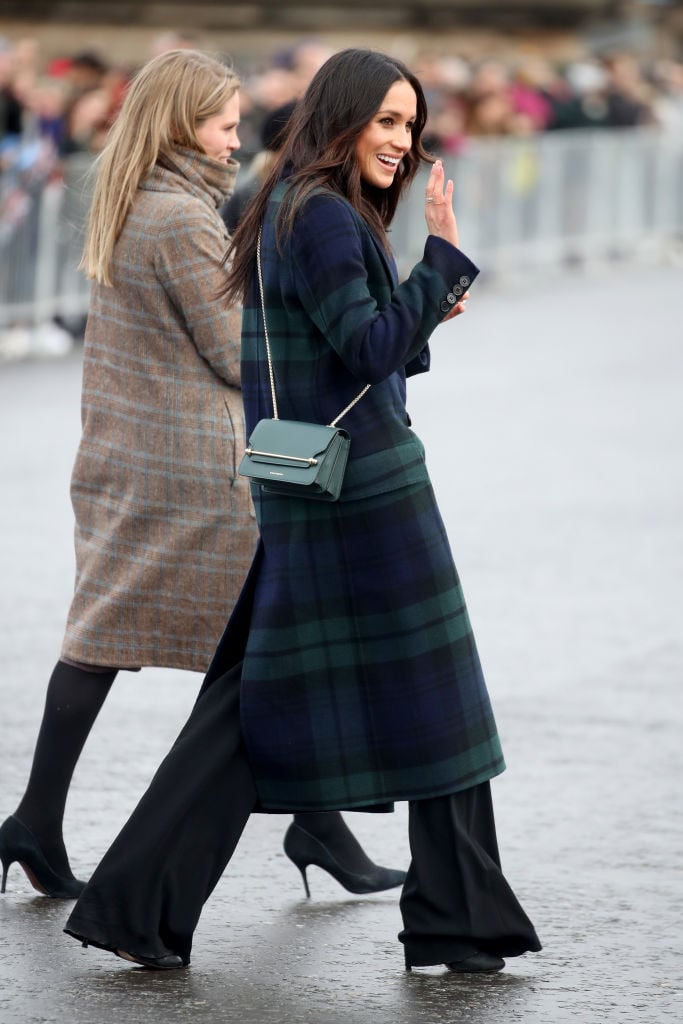 Meghan Markle arrives to Edinburgh Castle with Prince Harry