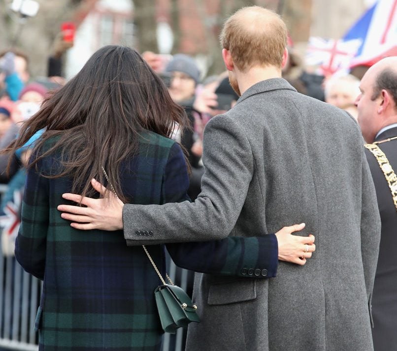 Prince Harry and Meghan Markle visit Edinburgh Castle