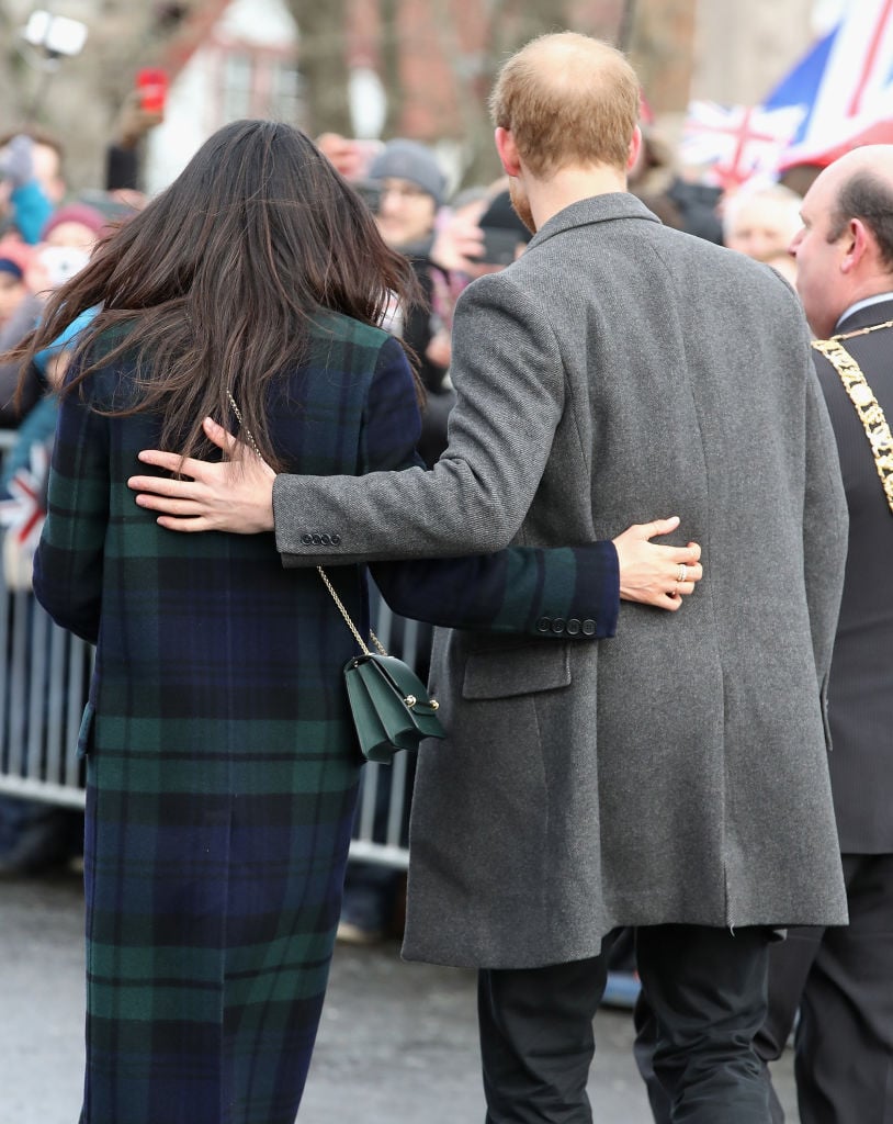 Prince Harry and Meghan Markle visit Edinburgh Castle
