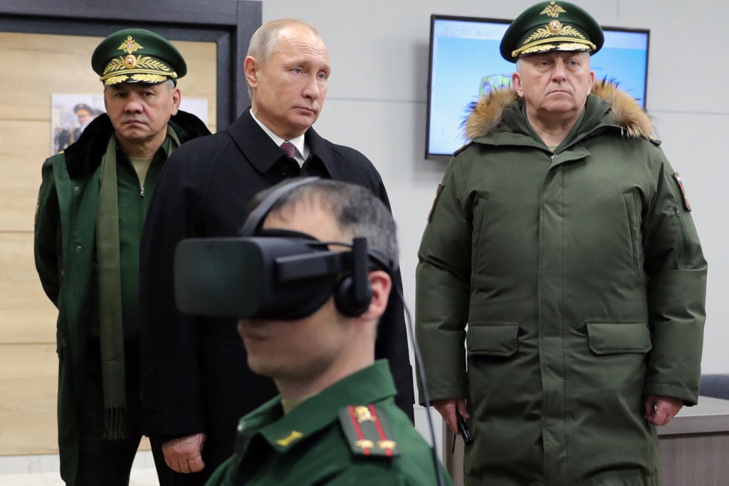 Vladimir Putin at the MIssile FOrces Academy