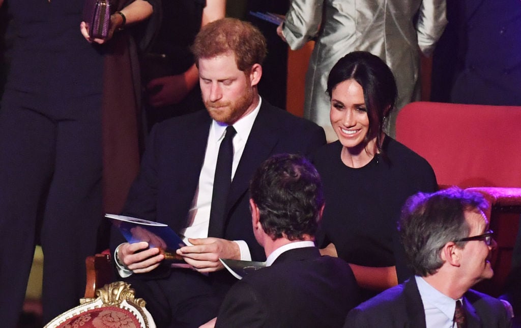 Prince Harry and Meghan Markle at The Queen's Birthday Party
