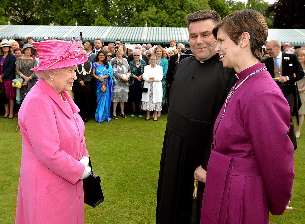 Queen Elizabeth II Hosts A Royal Garden Party