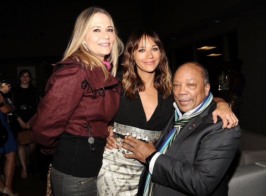 Quincy Jones and Peggy Lipton (with their daughter, Rashida Jones) Quincy Jones and Peggy Lipton (with their daughter, Rashida Jones)