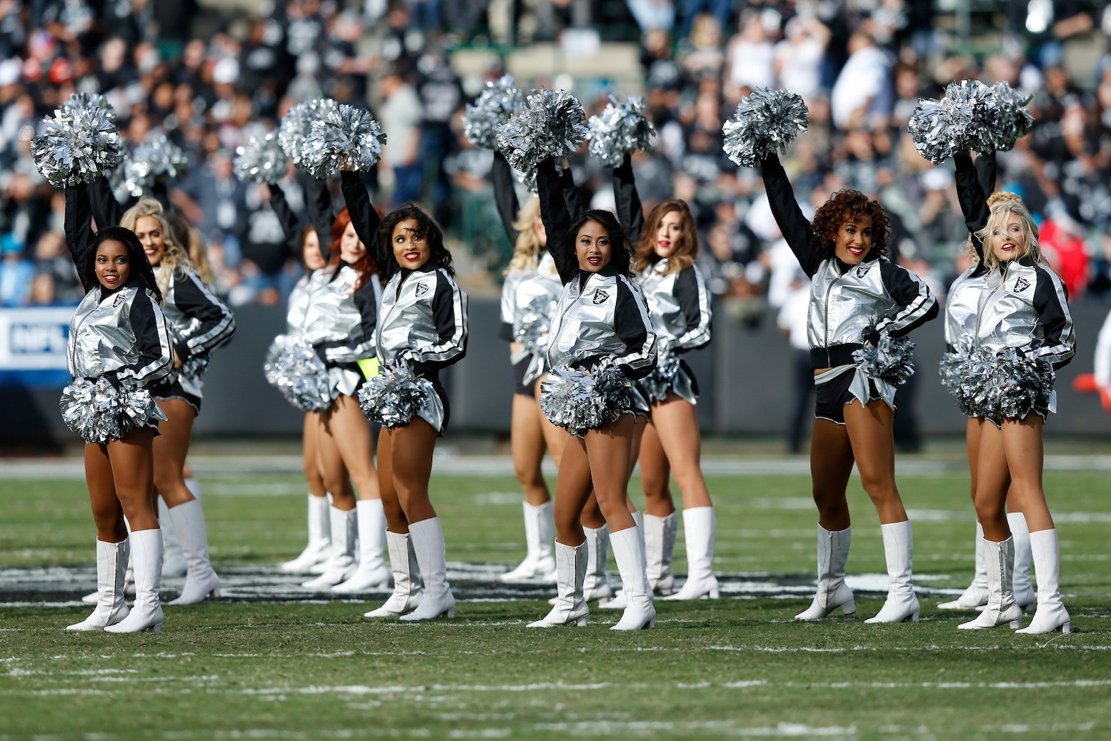 Oakland Raiders Raiderettes cheerleaders