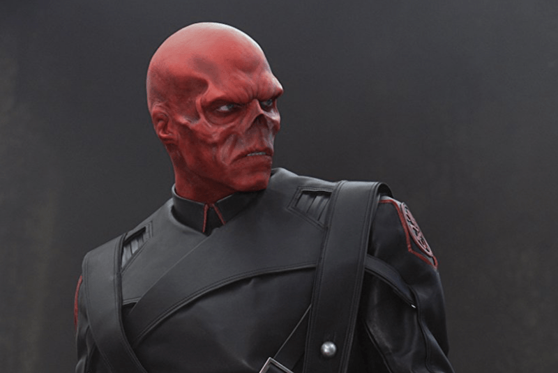 Red Skull looking to the side while in uniform. Red Skull looking to the side while in uniform.