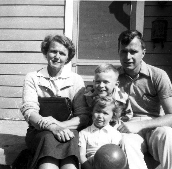 Bush family with Robin Bush