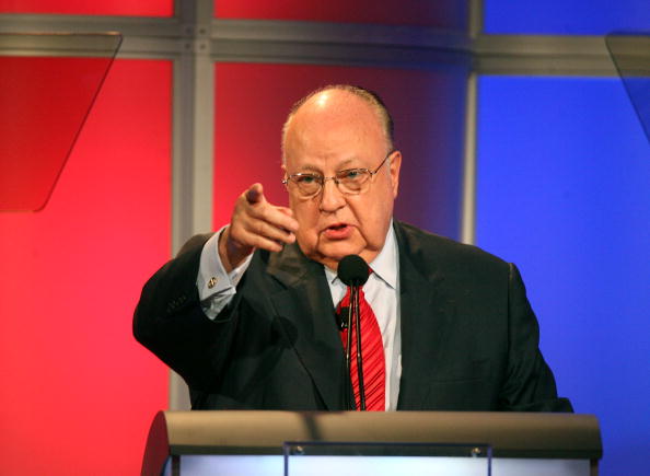 Roger Ailes from "Fox News" speaks onstage Roger Ailes from "Fox News" speaks onstage
