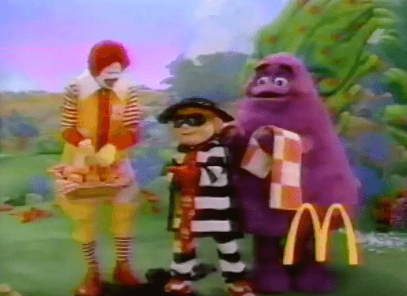 Ronald Mcdonald and friends