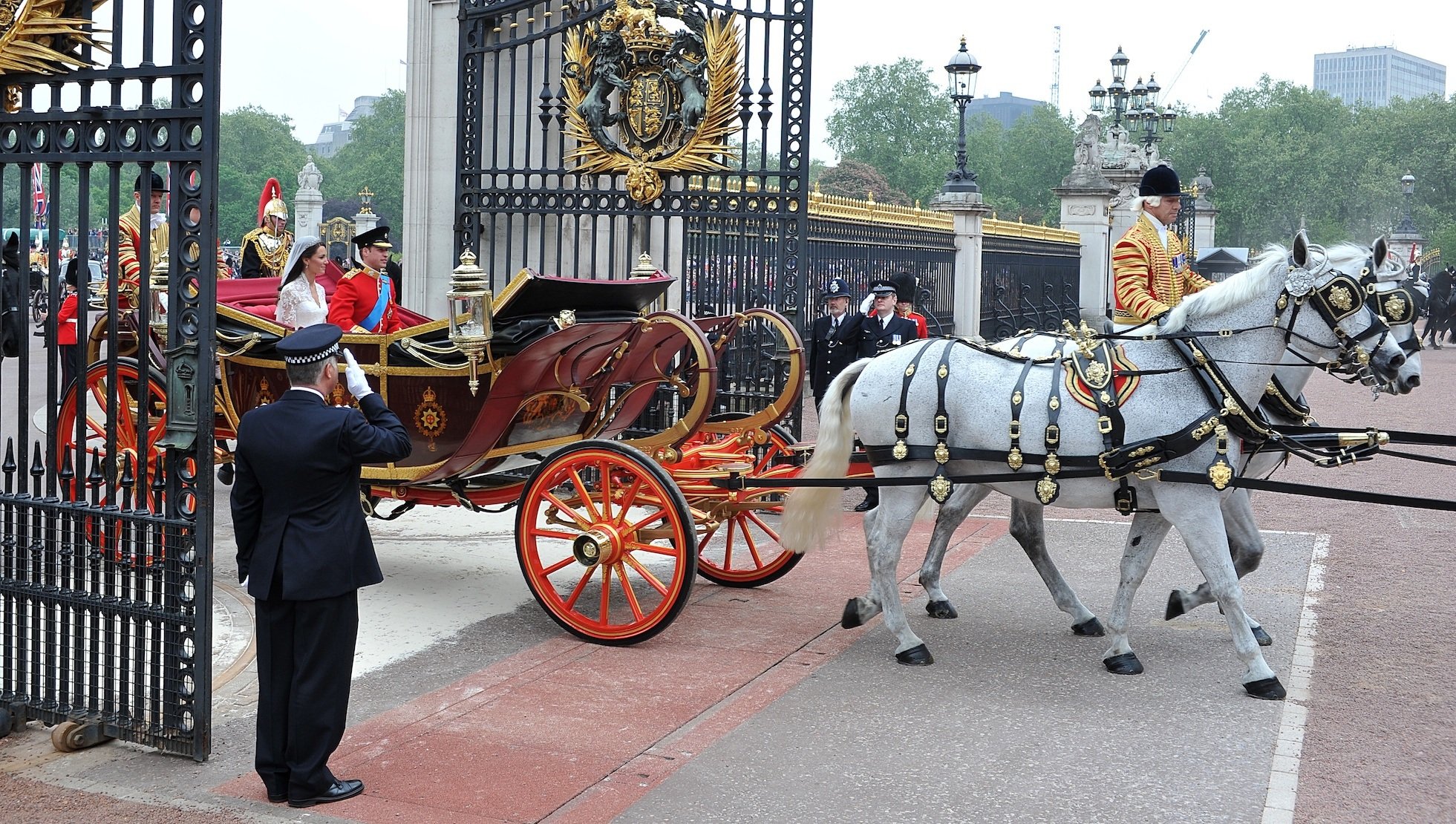 Prince William and Kate Middleton wedding horse and carriage