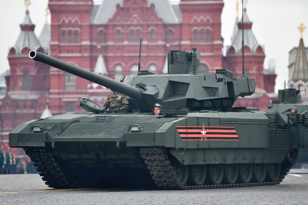 Russian Tank in Red square
