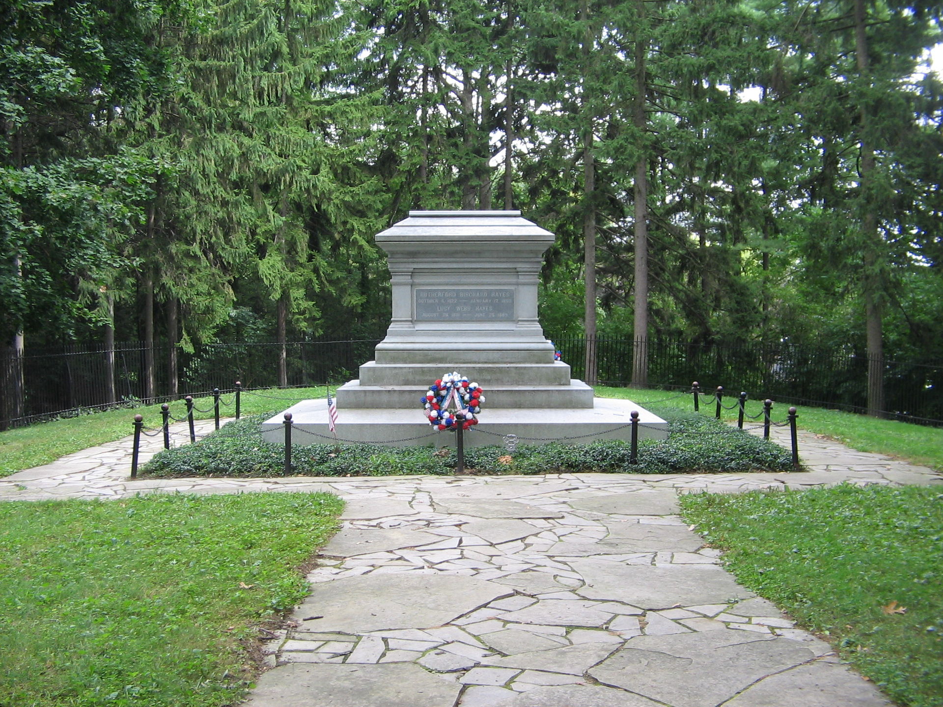 Rutherford B Hayes Spiegel Grove grave