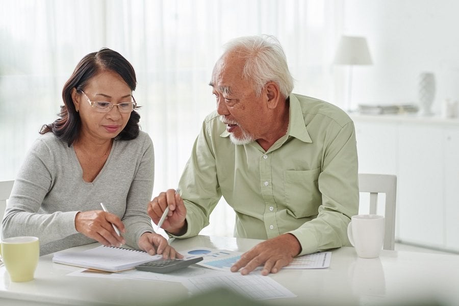 Old couple taxes Old couple taxes