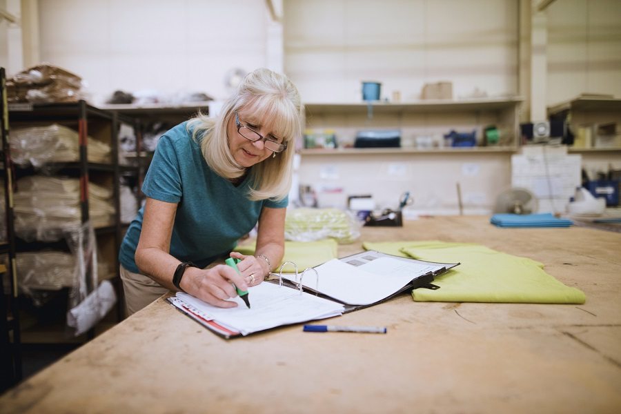 Senior working Senior working