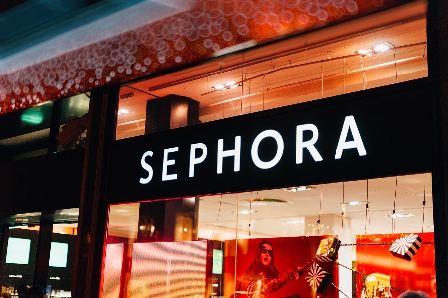 Sephora cometics store in French city Sephora cometics store in French city