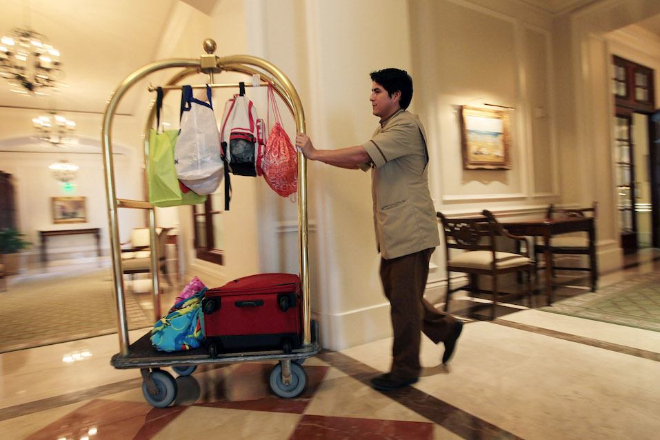 bellman, at the Ritz-Carlton