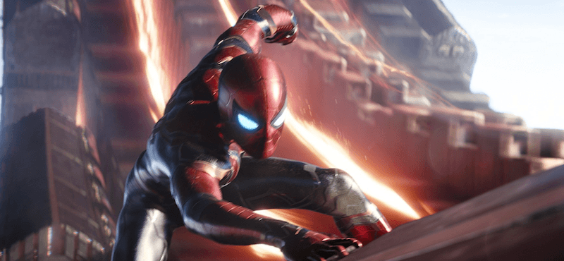 Spider-Man in 'Infinity Wars'. Spider-Man in 'Infinity Wars'.