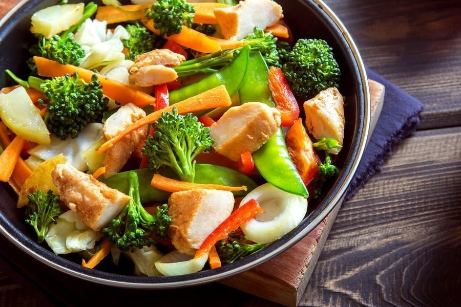Stirfried vegetables