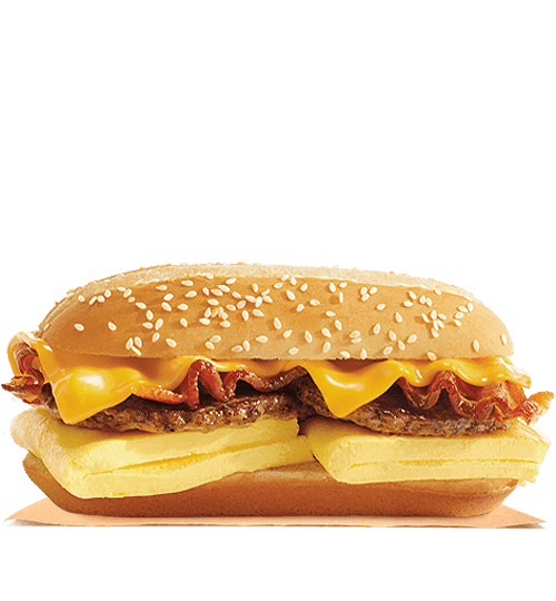 The Burger King Supreme Breakfast sandwich. 