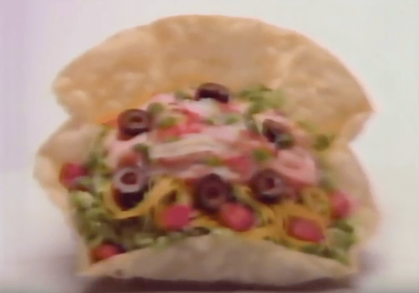 Taco Bell seafood salad