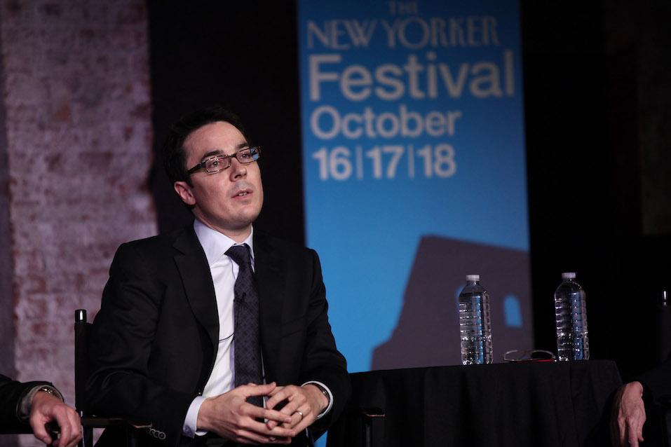 Ryan Lizza attends The 2009 New Yorker Festival: The Political Scene