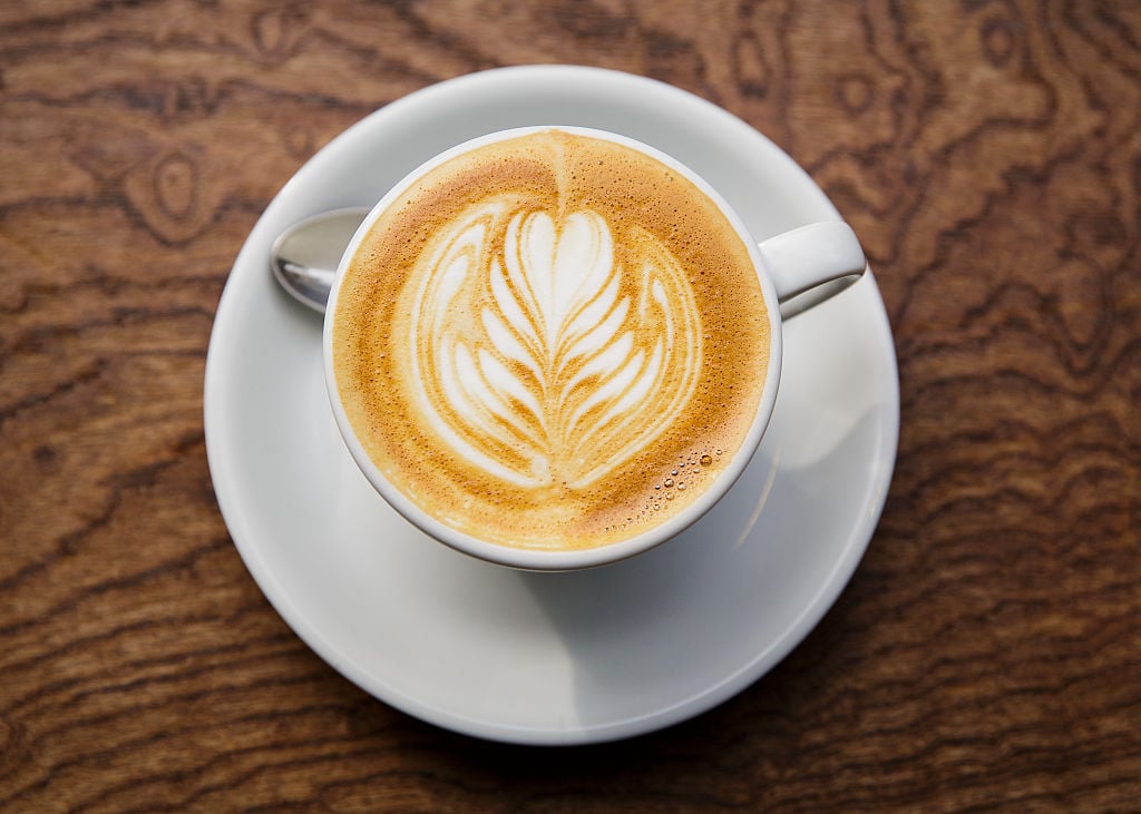 A cafe latte