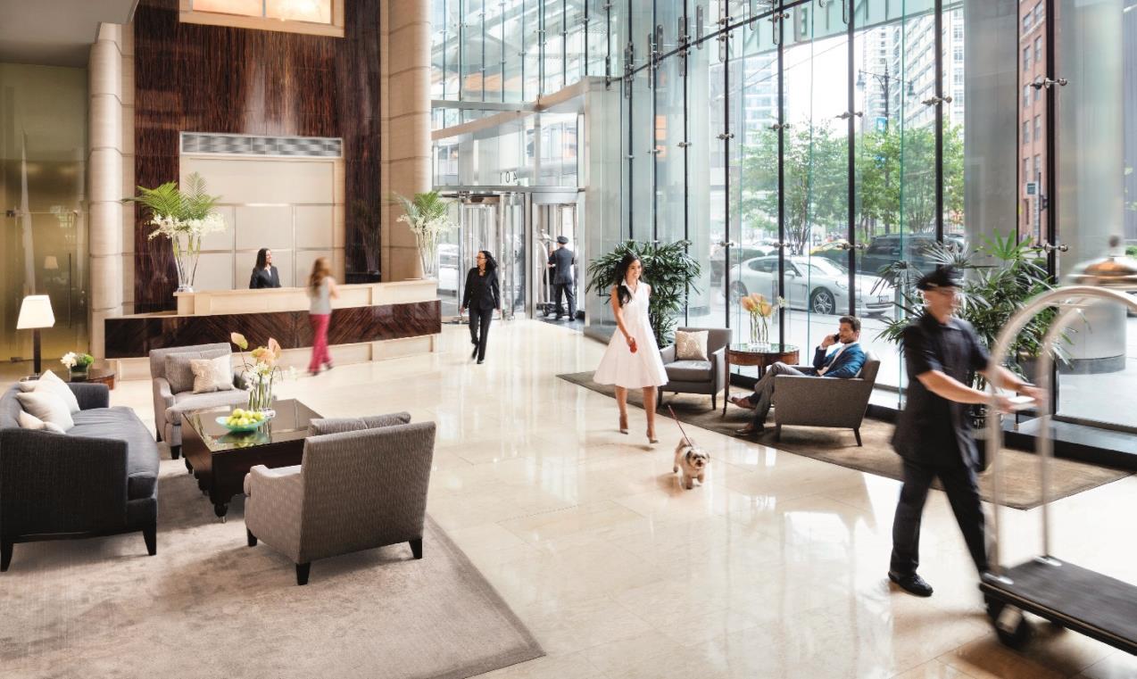 Trump hotel chicago lobby